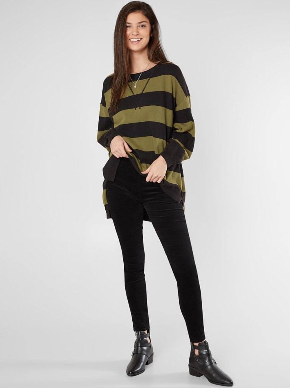 Free People Surfin On Your Stripes Sweater - Picture 3 of 15